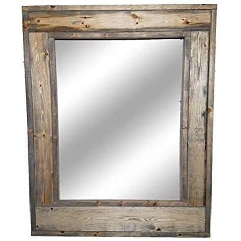 Herringbone Reclaimed Wood Framed Mirror Available In 5 Sizes And 20