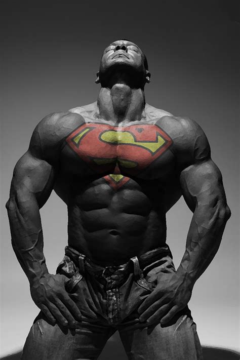 Superhero Hunk Bodybuilding Superhero Cartoon Superhero