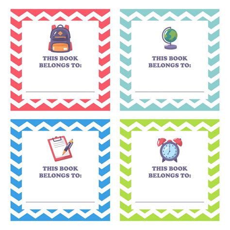 Printable Book Labels For Classrooms