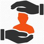 Icon Safety Safe Icons Hands Support Shield