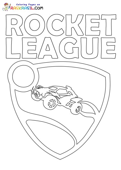 Coloriage Rocket League à imprimer