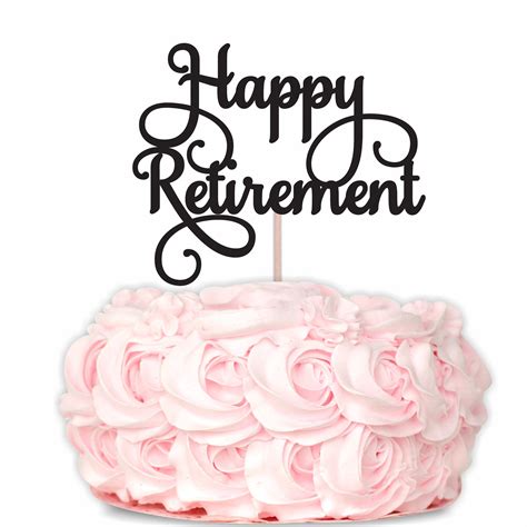 Happy Retirement Cake Topper Digital Download Svg Dxf Png For Etsy