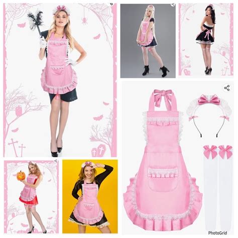 Newcotte Other Newcotte Pink French Maid 3piece Halloween Costume