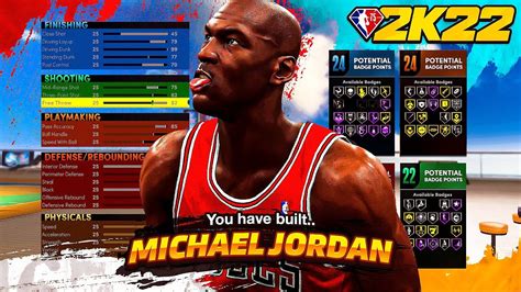 Nba 2k22 Michael Jordan Build 2k22 Current Gen Young And Prime