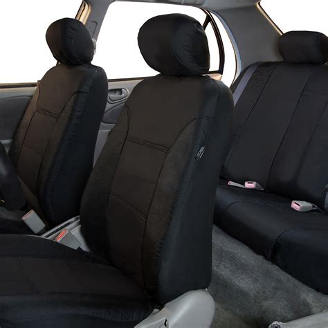 classic khaki full set car seat covers air bag safe and split bench ready ebay