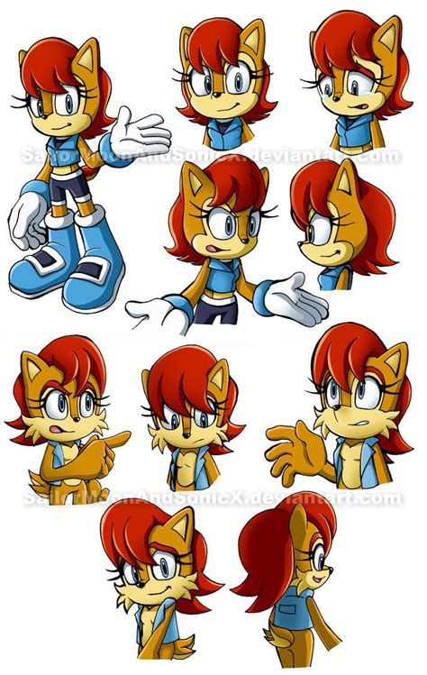 Sonic Archie Portfolio Sally Shots By Sailormoonandsonicx