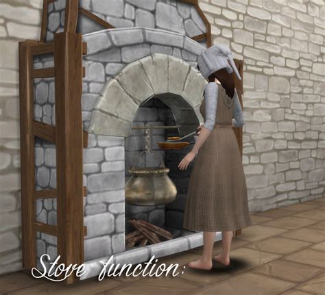 Tsm To Ts4 Fireplace As An Oven At Historical Sims Life Sims 4 Updates