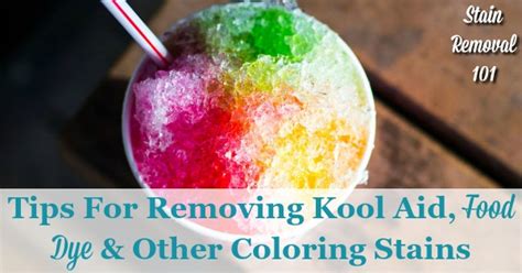 You do not want to completely soak the carpet, but it should be noticeably damp. How To Remove Kool Aid Stains & Other Food Dyes & Other ...