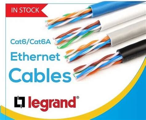 Legrand Cat 6a Cable At Rs 15000box Cat 6 Cable In Noida Id