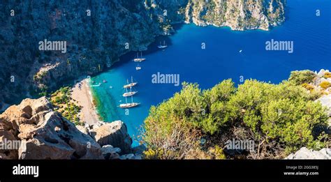 Butterfly Valley Turkish Kelebekler Vadisi Is A Valley In Fethiye