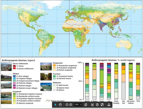 Environmentgeography Anthropogenic Biomes Anthromes Or Human