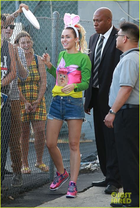Photo Miley Cyrus Naked Jimmy Kimmel Live Photo Just Jared