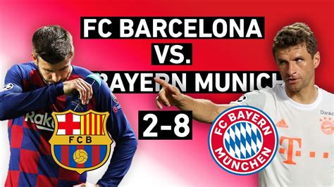 Barcelona were busy keeping possession, looking for a gap in an. Barcelona vs. Bayern Munich 2-8 | Domination and the End ...