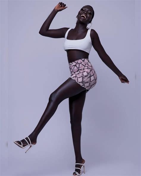 Nyakim Gatwech The Gorgeous Model Embracing Her Beautiful Dark Skin And Refusing To Bleach
