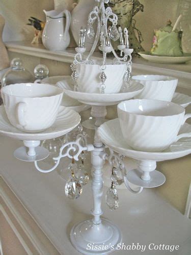 Floral Arrangements Home And Living Home Décor Victorian Light Up Tea Cups Shabby Chic Pe