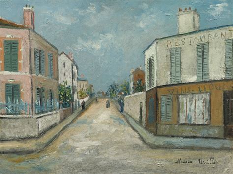 Maurice Utrillo Paris Painting Paris Painting Urban Painting Painting
