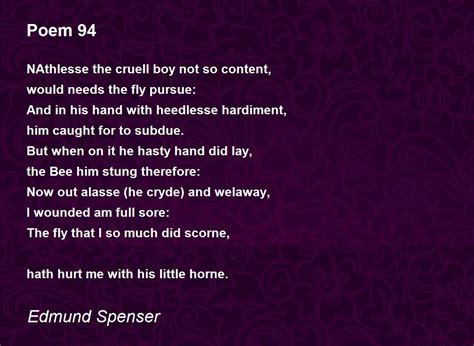 Poem 94 Poem 94 Poem By Edmund Spenser