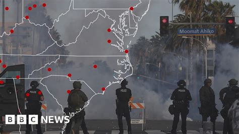 How Tear Gas Became The Go To Weapon For Us Police Bbc News