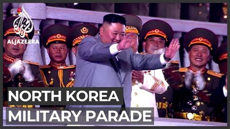 North Korea Holds Rare Military Parade Kim Jong Un Addresses Youtube