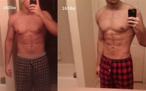 15 Lbs Weight Loss Before And After 5 Foot 11 Male 180 Lbs To 165 Lbs