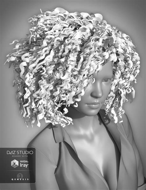 Lani Hair For Genesis 3 Females Daz 3d