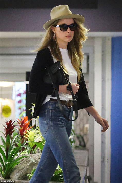 Amber Heard Keeps It Casual After Lunch Date With Ex