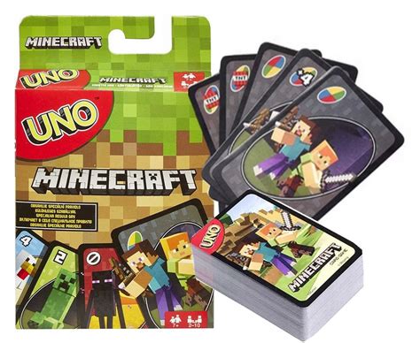 Купить Minecraft Game Cards Uno семейная игра отзывы фото и характеристики на