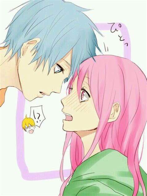 Kuromomo Kuroko No Basuke Kuroko Tetsuya X Momoi Satsuki Love Kuroko Kuroko No Basket