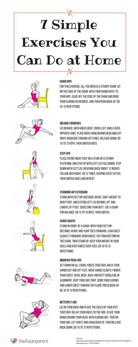Simple Exercises That Anyone Can Do At Home In No Time At All