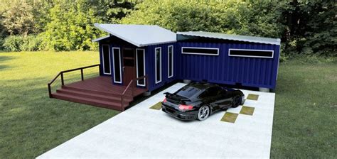Shipping Container House Download Free 3d Model By