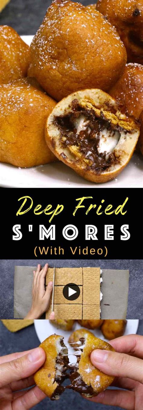 Deep Fried S Mores {bite Size Desserts} Tipbuzz