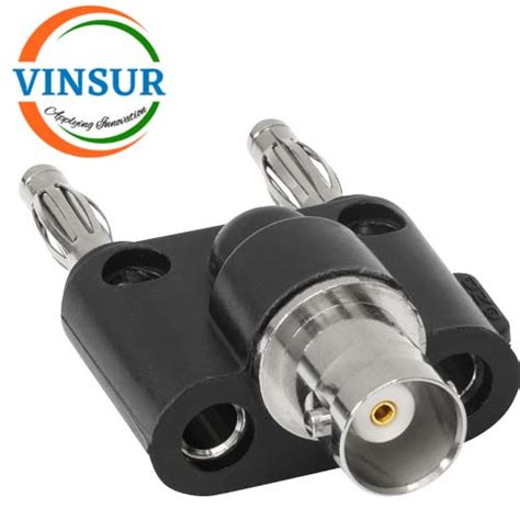 Vsw Bnc F Bp Rf Adapter 50ohms Bnc Female To Banana Male Vinsur Rf Connectors