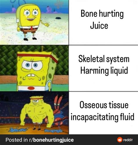 Bone Hurting Juice Rincreasinglyverbose
