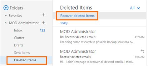 How To Recover Deleted Emails In Office 365