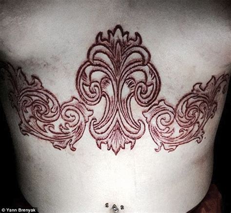 Tattoo Artist Yann Brenyak Removes Skin With A Scalpel To Create