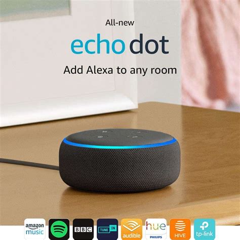 All New Amazon Echo Dot 3rd Gen Smart Speaker £2499 Amazon Black