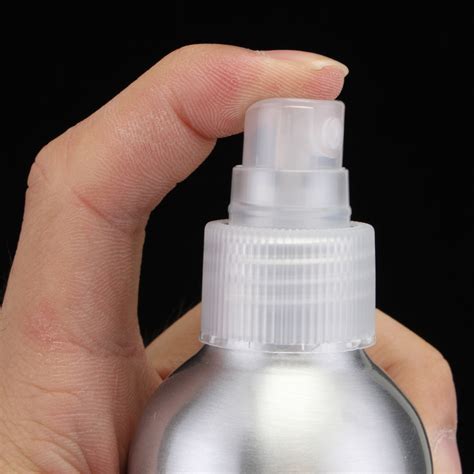 30ml 250ml Empty Aluminum Metal Spray Bottle Transparentwhite Fine