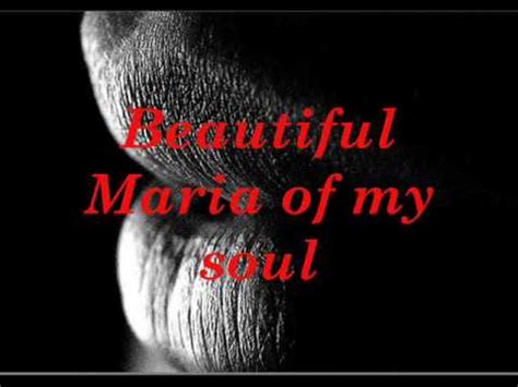 Jouko harjanne, tuomas turriago — beautiful maria of my soul 03:46. The Mambo Kings- Beautiful Maria Of My Soul (lyrics) - YouTube