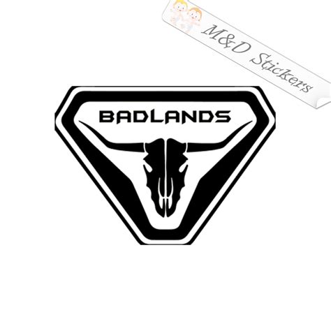 Ford Bronco Badlands Logo 45 30 Vinyl Decal In Different Colors