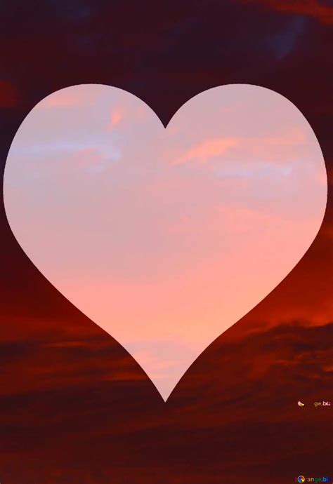 Download free picture Red sunset love Heart on CC-BY License ~ Free Image Stock tOrange.biz ~ fx ...