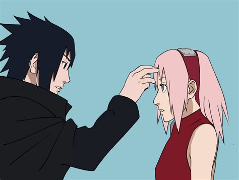 Sasuke Sakura Forehead Poke By L0rdsasuke On Deviantart