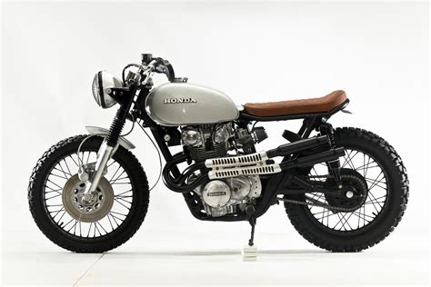 Honda Cb450 Scrambler By Steel Bent Customs Bikebound