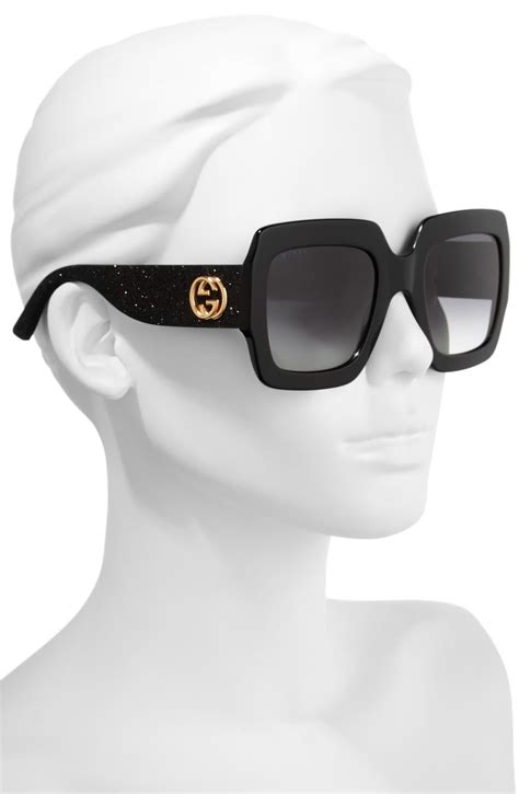 gucci 54mm square sunglasses nordstrom