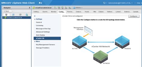 How To Configure Vmware Vcsa 65 Ha Virtualization Howto