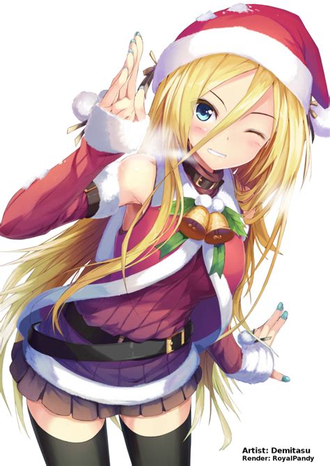 Lily Vocaloid Christmas Render By Royalpandy On Deviantart