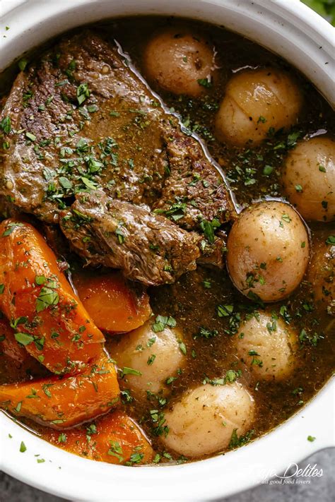 Pot roast is a perfect. Tender Pot Roast - Cafe Delites