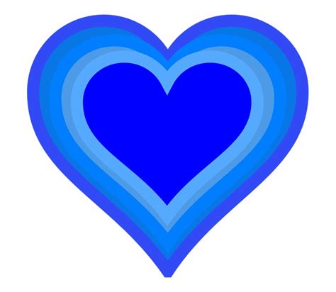 Blue Heart Clipart