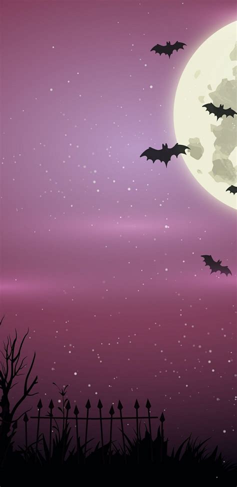 Download Purple Halloween Wallpaper Top By Lindamorales Purple