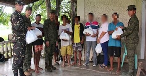 6 npa supporters surrender in occidental mindoro philippine news agency
