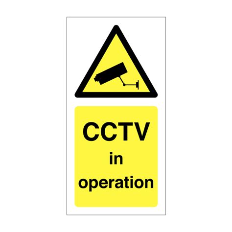 Cctv In Operation Labels Cctv In Operation Stickers